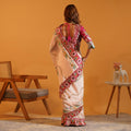 Pastel Blush Rangoli Silk Saree