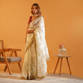 Zari & Glint Space Silk Saree