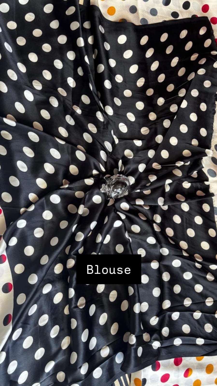 The Polka Pop Satin Edit - Premium Japan Satin Saree