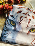 The Royal Tigress Drape - Luxe Japan Satin Saree