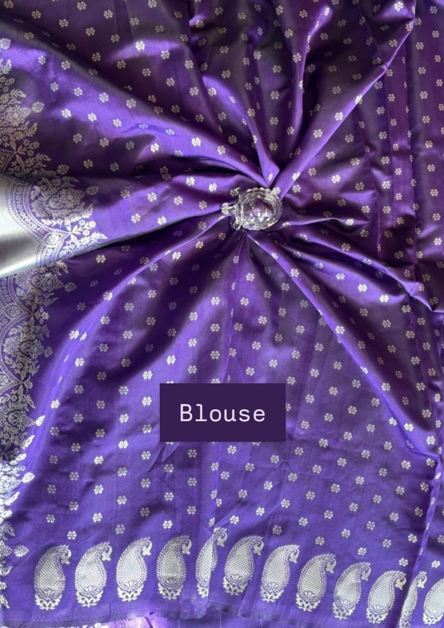 The Purple Palki - Silk Saree