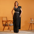Urban Diva Ready-To-Wear Saree with Fully Stitched Sequence Jacket & Belt