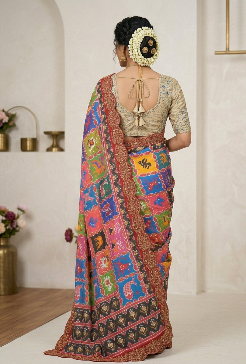 The Shilpa-Inspired Patola, Georgette Saree