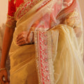 The Shadi Mubarak - Heavy Soft Twill Net Saree