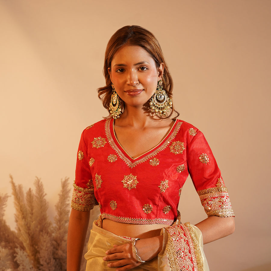 The Shadi Mubarak - Heavy Soft Twill Net Saree