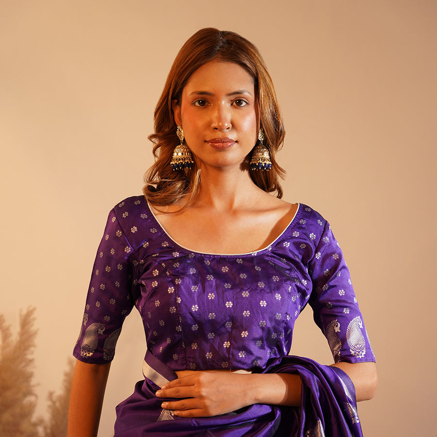 The Purple Palki - Silk Saree