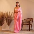 Pastel Pink Khadi Cotton Saree