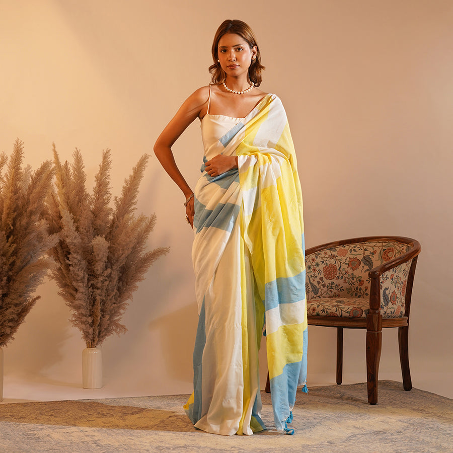 Sunshine Breeze Khadi Cotton Saree
