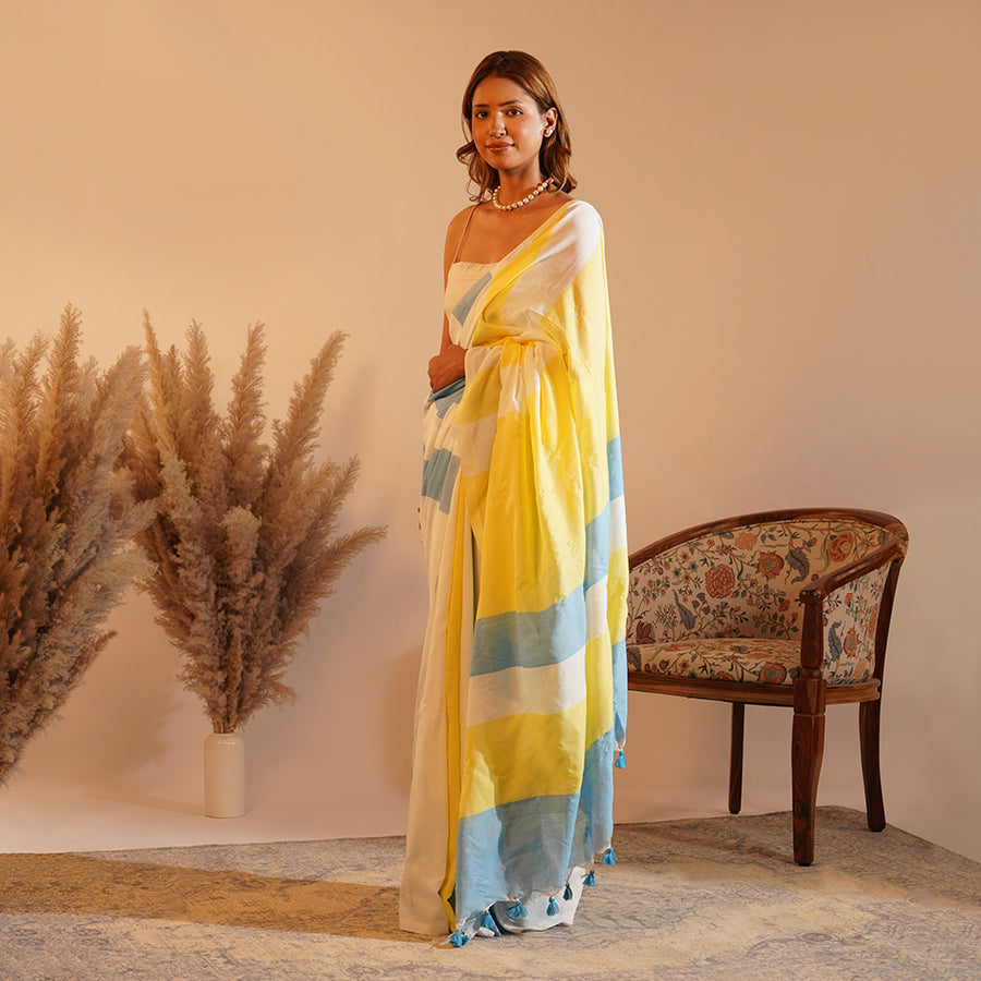 Sunshine Breeze Khadi Cotton Saree