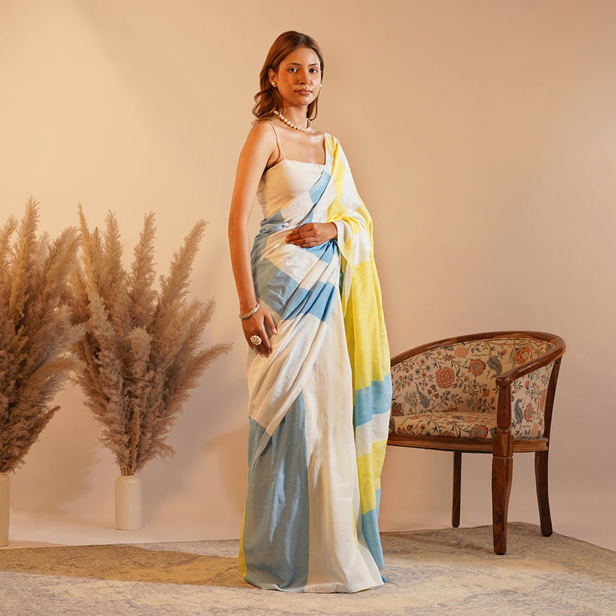 Sunshine Breeze Khadi Cotton Saree