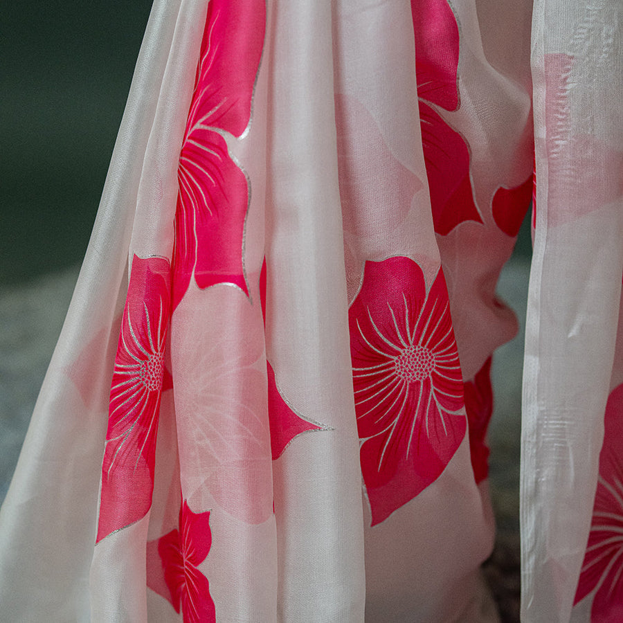 Rang-Rasm - Organza Saree