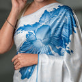 The Ethereal Bloom - Luxe Japan Satin Saree