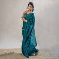 The Suvarna Mrig - Embellished Barasingha Space Silk Saree