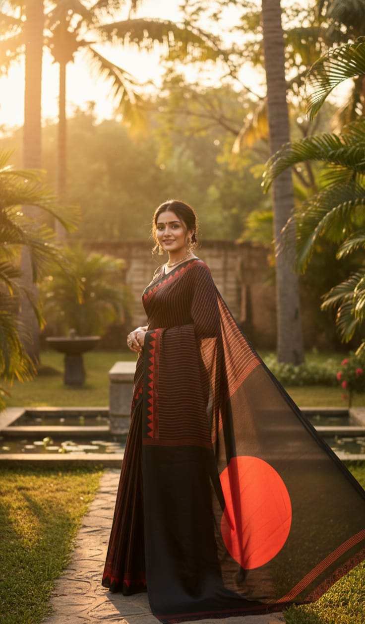 The Contrast Series - Premium Japan Satin Sarees