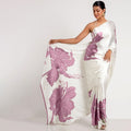 The Ethereal Bloom - Luxe Japan Satin Saree