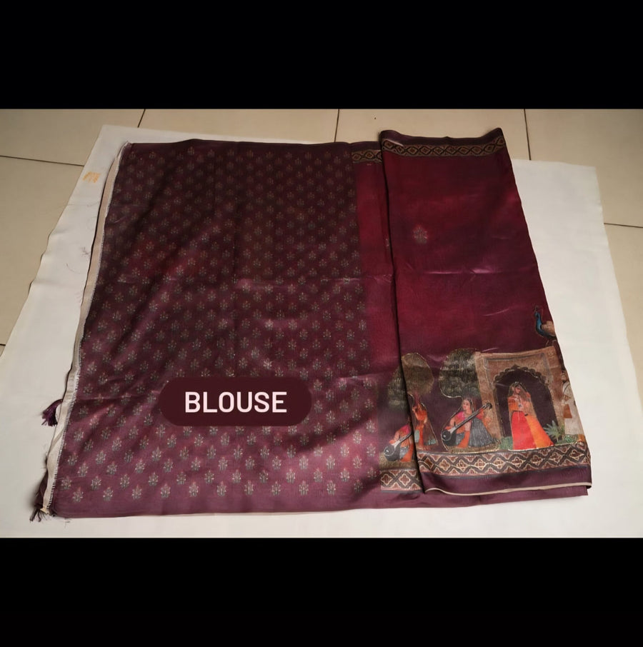 The Darbar-e-Khas - Zarna Silk Saree