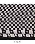 The Checkmate Charisma - Signature Japan Satin Saree